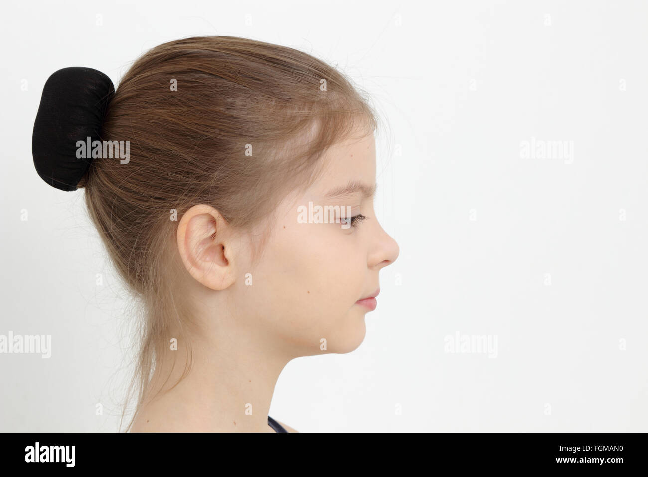 Beautiful teen girl close up portrait Stock Photo