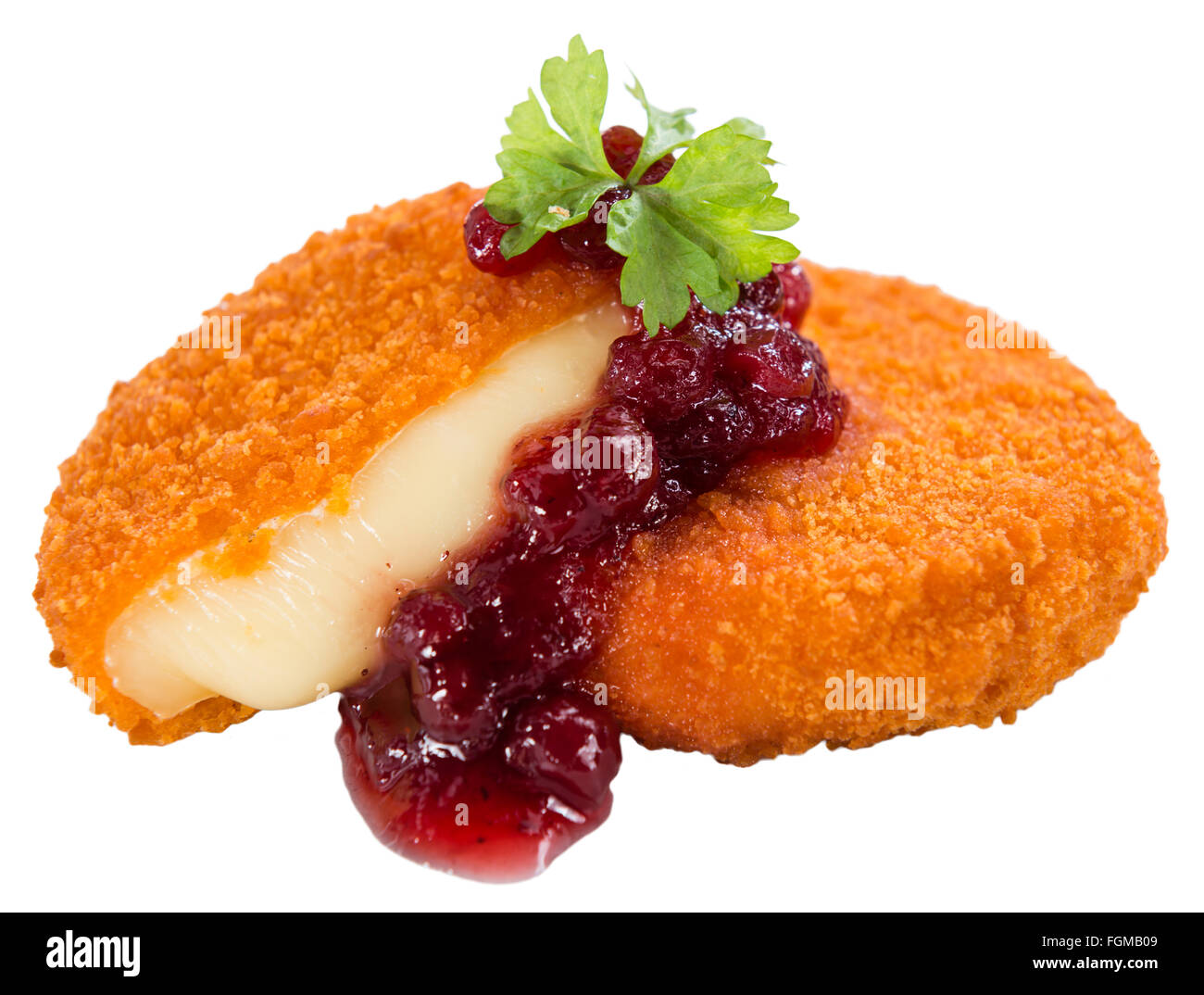 Deep fried brie Cut Out Stock Images & Pictures Alamy