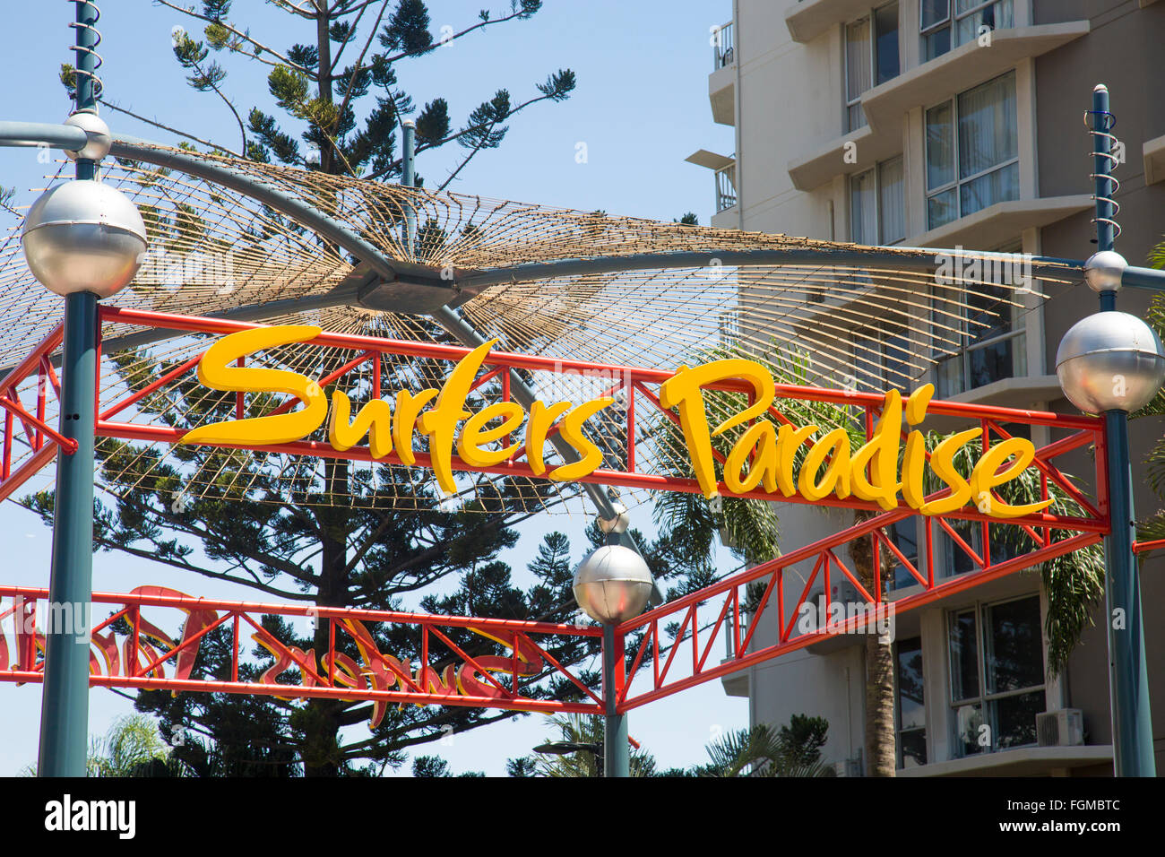 Surfers paradise sign hi-res stock photography and images - Alamy