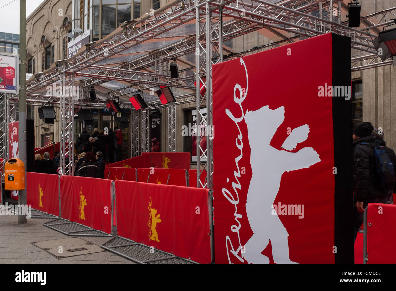 BERLIN, FEBRUARY 19: The Berlinale in the Friedrichstadt-Palast in Berlin Mitte on February 19, 2016. The Berlin International F Stock Photo