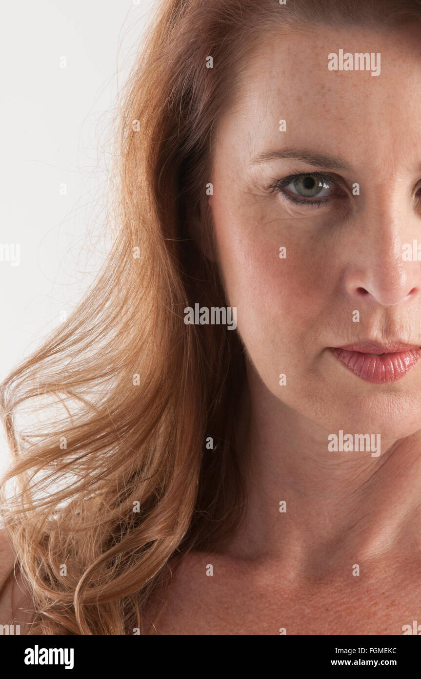 Redhead mature woman hi-res stock photography and images - Alamy