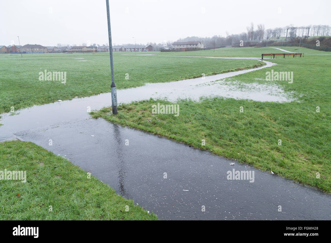 weather condition in Paisley, 26/01/2016 Stock Photo Alamy