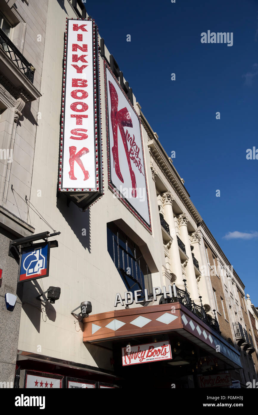 Adelphi Theatre in London Stock Photo Alamy