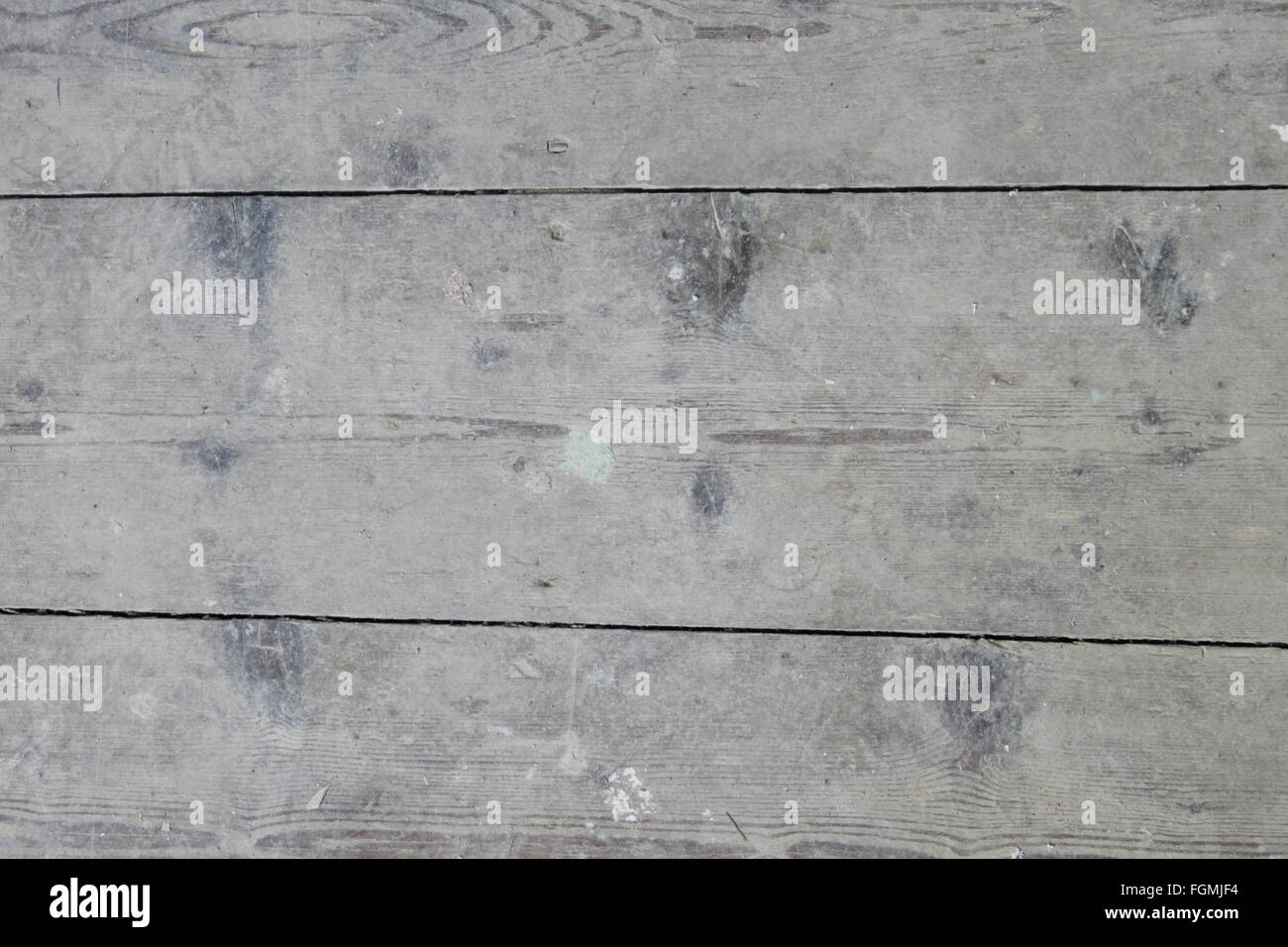 Close up of old knotted floor boards. Rustic Wood Background - weathered wood background with lots of texture Stock Photo