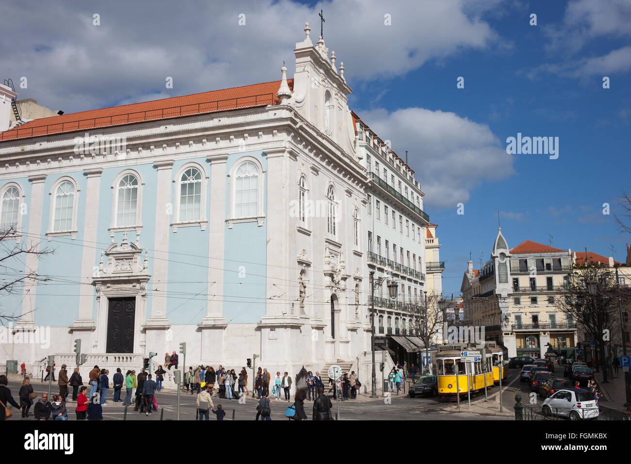 Igreja do Loreto church in Lisbon, Portugal Stock Photo