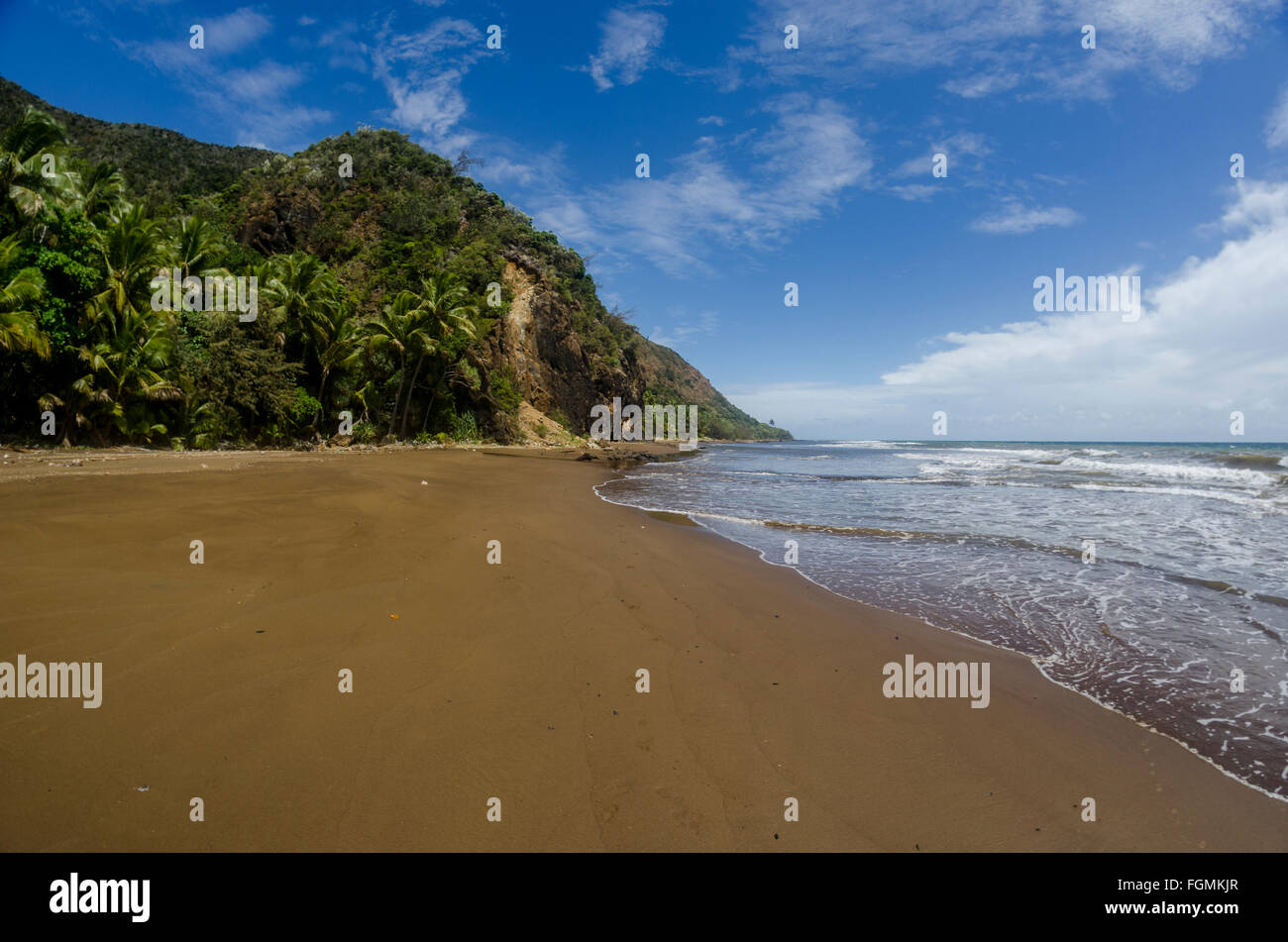 Beach on the west coast of New Caledonia Stock Photo