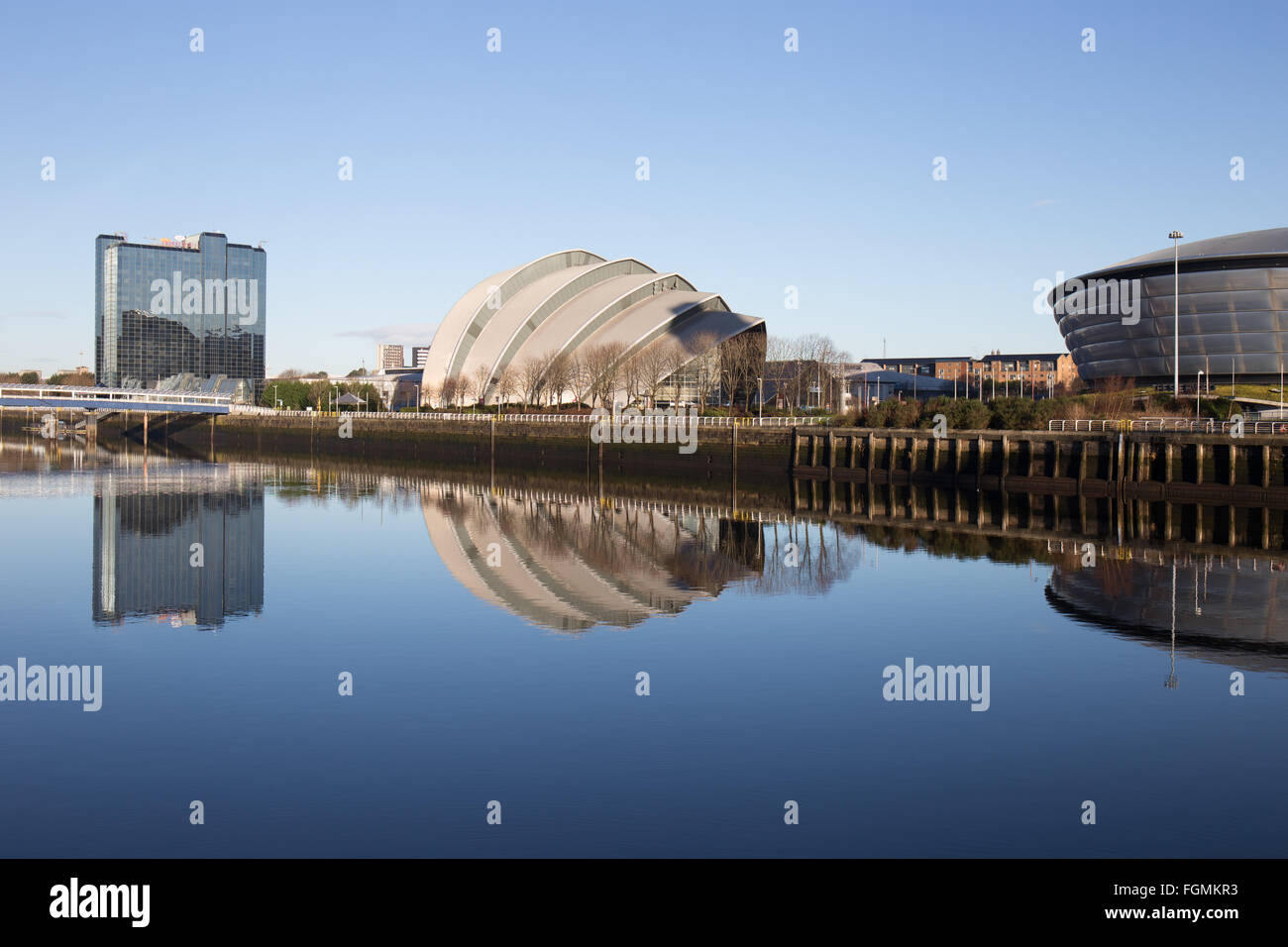Glasgow River Clyde Armadillo Stock Photo