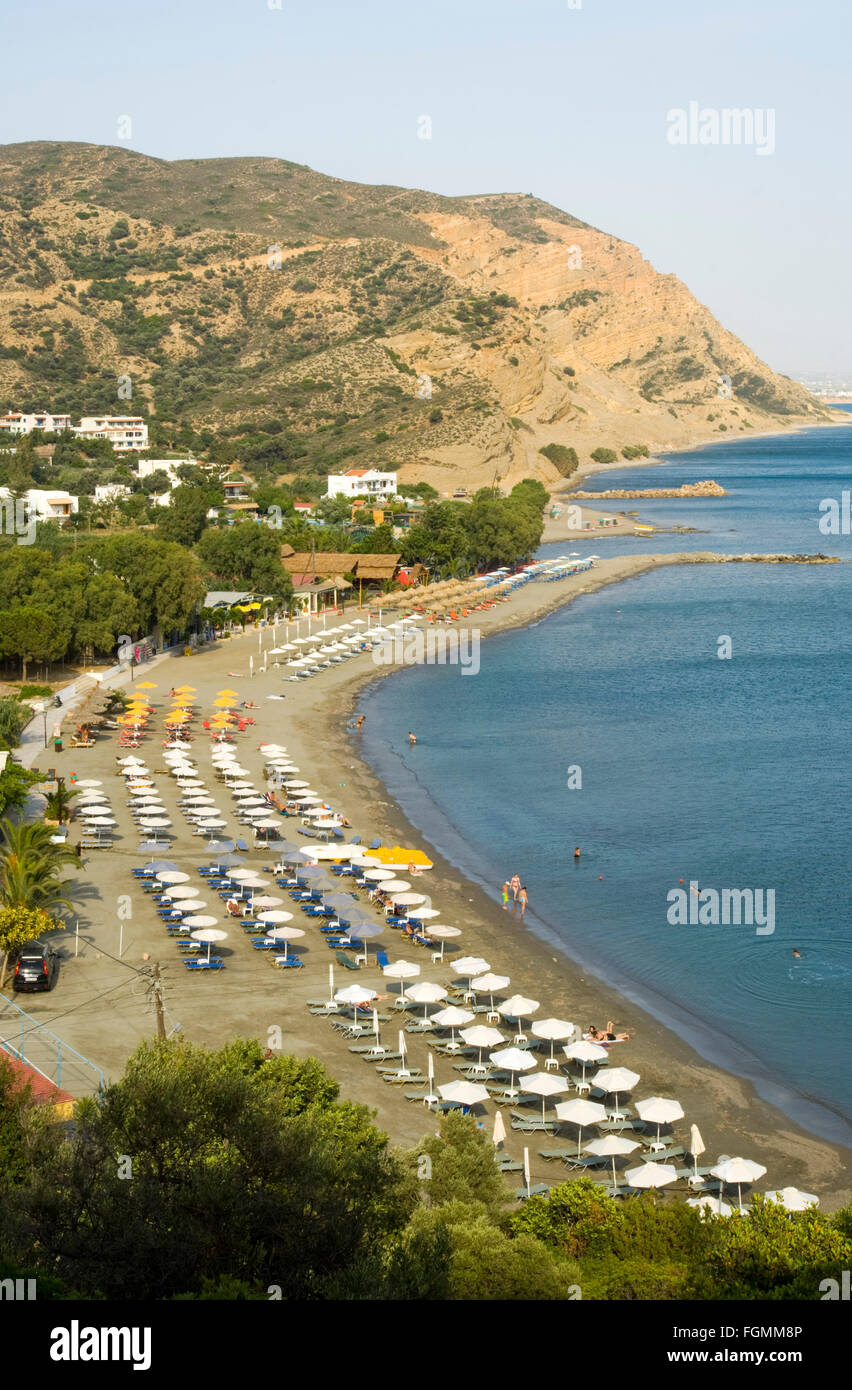 Griechenland, Kreta, Strand bei Agia Galini Stock Photo