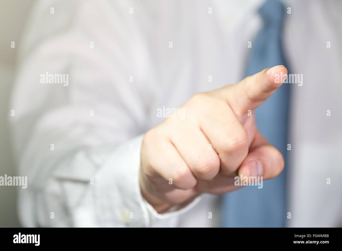 business man points his finger at you Stock Photo - Alamy