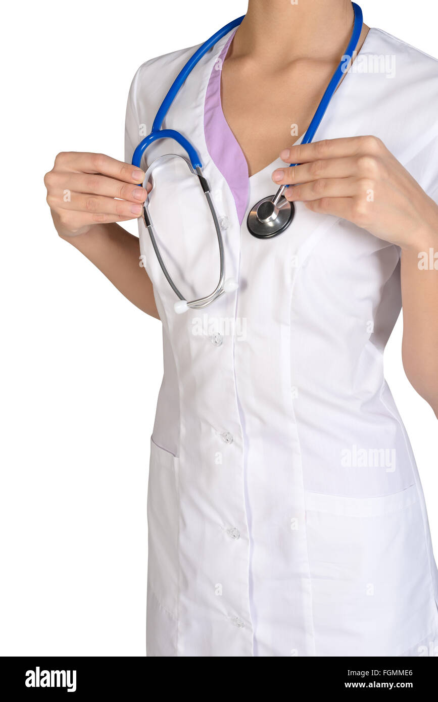 Doctor wearing stethoscope hires stock photography and images Alamy