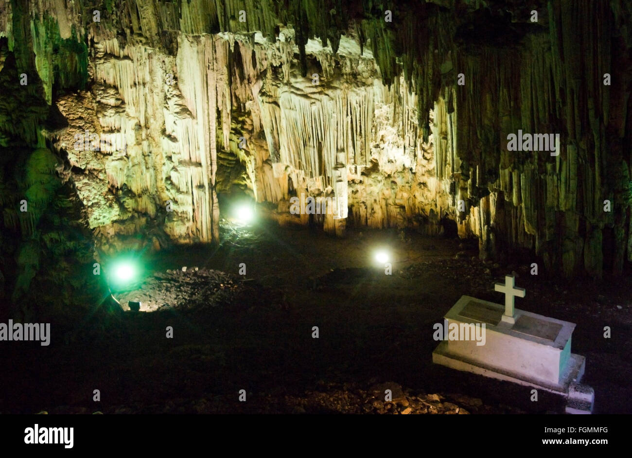 Griechenland, Kreta, Melidoni-Höhle bei Bali an der Nordwestküste Stock Photo