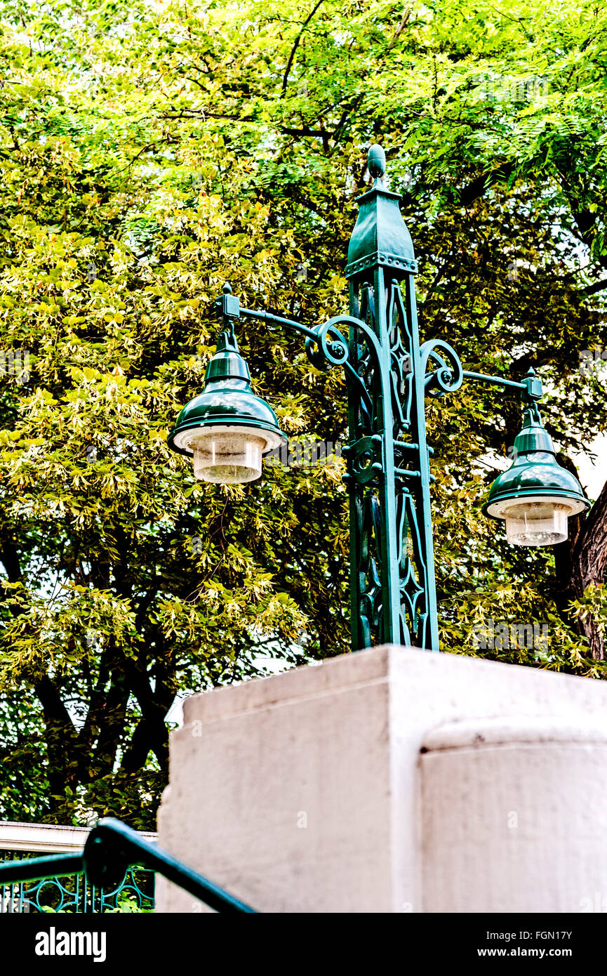 Strudlhofstiege in Wien, Alsergrund, Motiv des Romans von Heimito von Doderer; staircase in Vienna, background of an novel Stock Photo
