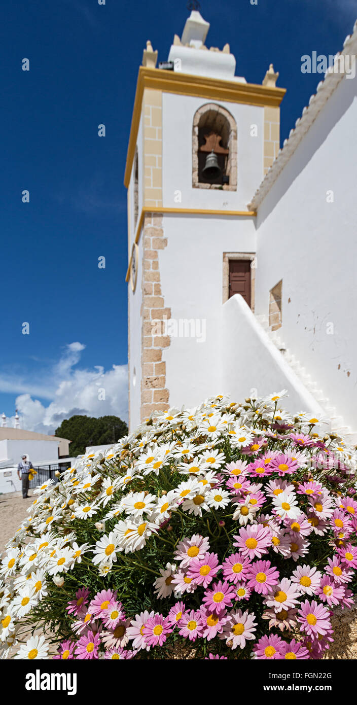 Igreja Matriz de Alvor, catholic church, Alvor, Algarve, Portugal Stock Photo