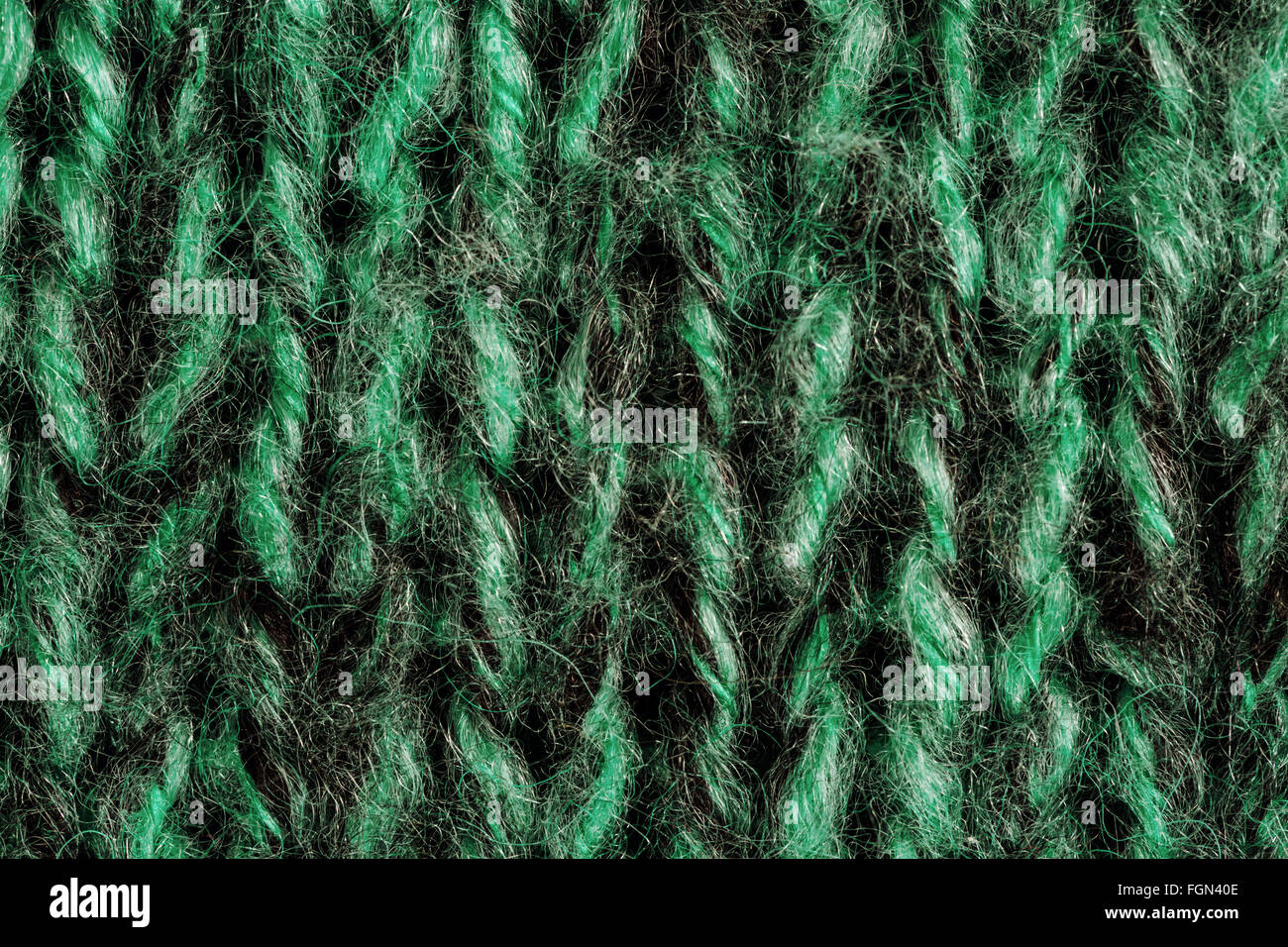 Close Up View of Green Knitted Background Stock Photo - Alamy