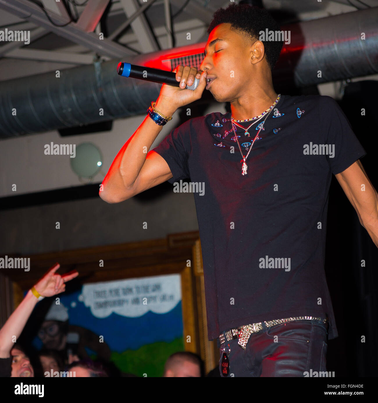 Ferndale, MI, USA. 19th Feb, 2016. ZELOOPERZ performs at The Loving ...