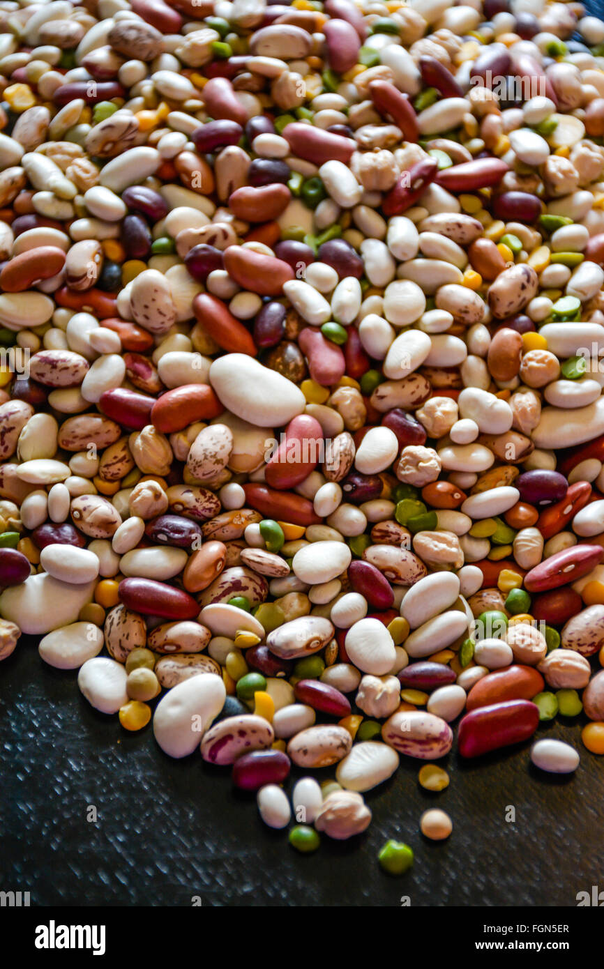 Dried beans assorted hires stock photography and images Alamy