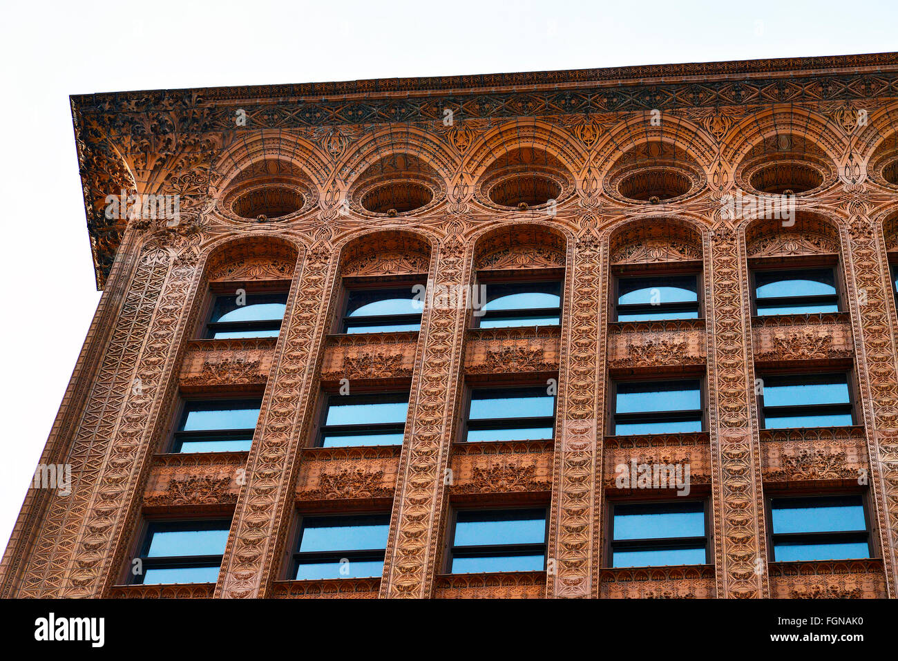 Louis Sullivan's Prudential Building in Buffalo New York, Built in 1898 Stock Photo
