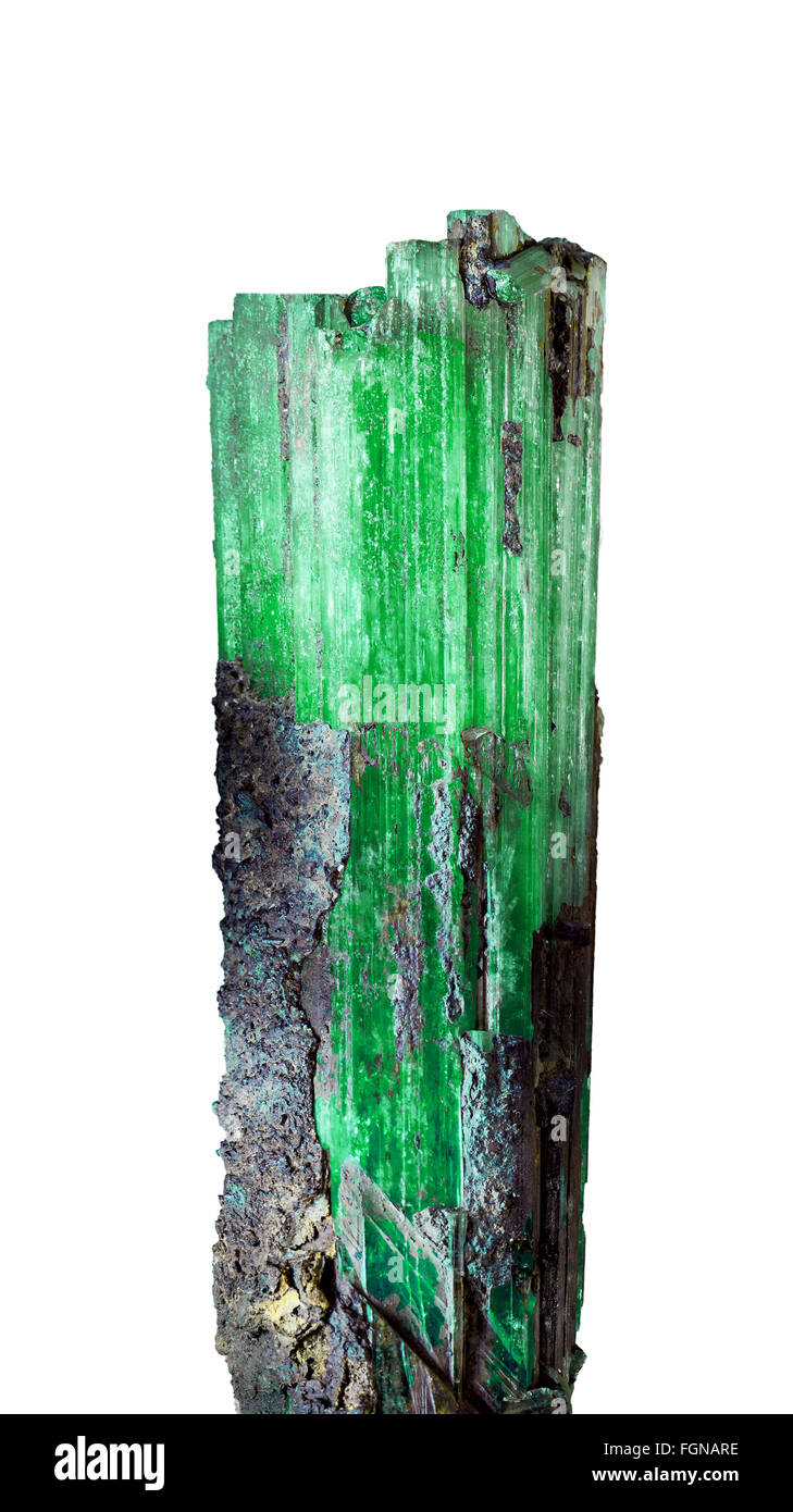 raw Emerald Stock Photo