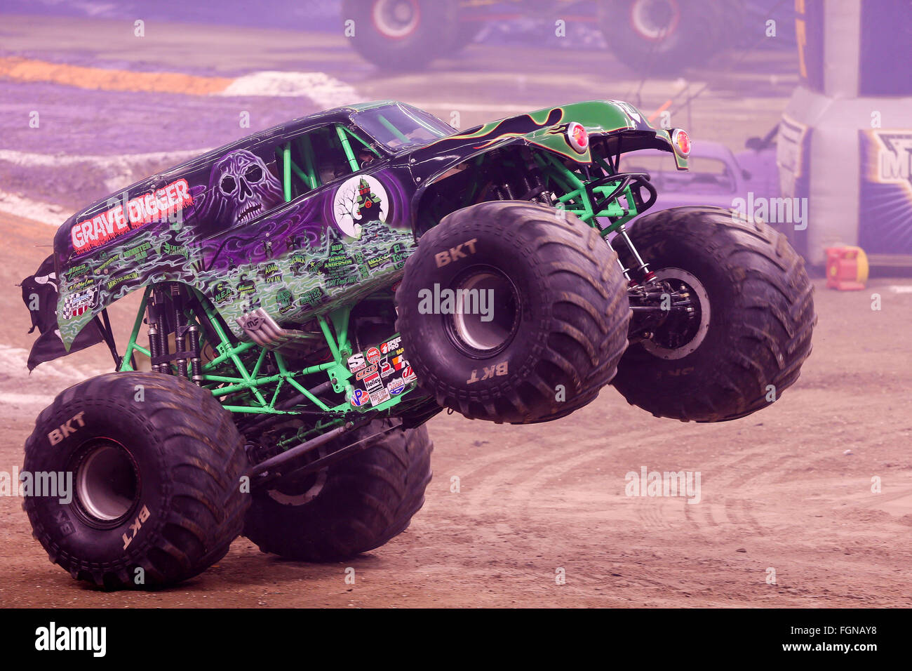 Grave digger truck hires stock photography and images Alamy