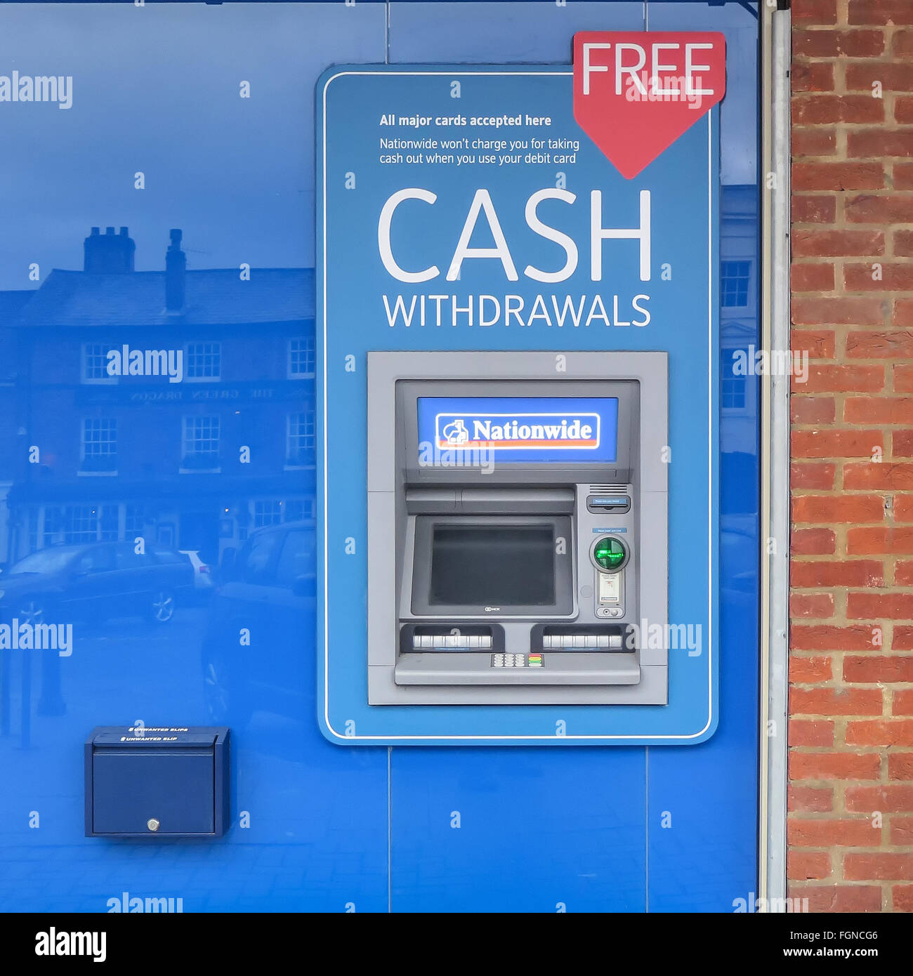 Nationwide Cash Point Stock Photo