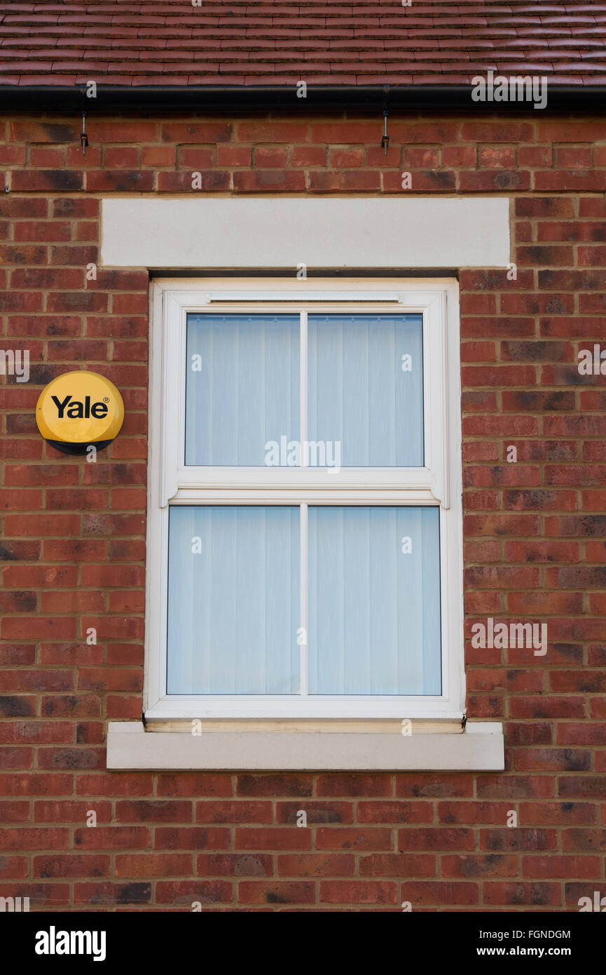 Yale alarm and window on a new house build. Bicester, Oxfordshire