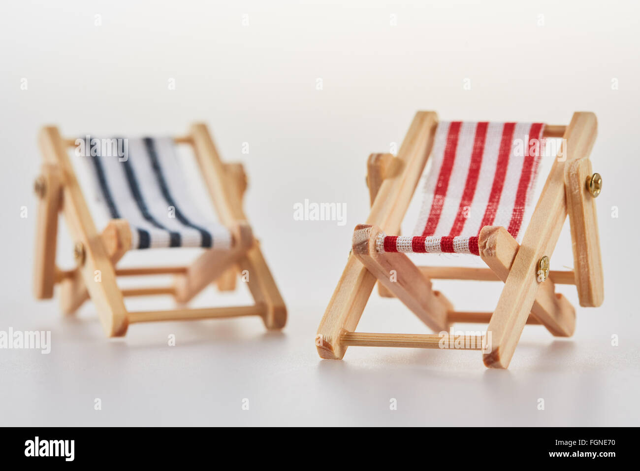 Miniature figurine deck chair hi-res stock photography and images - Alamy