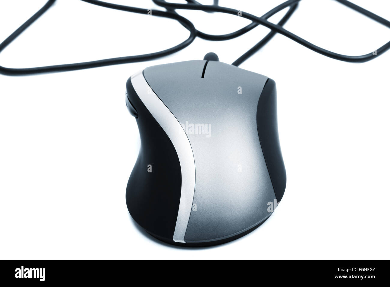 The mouse with a wheel on a white background Stock Photo - Alamy