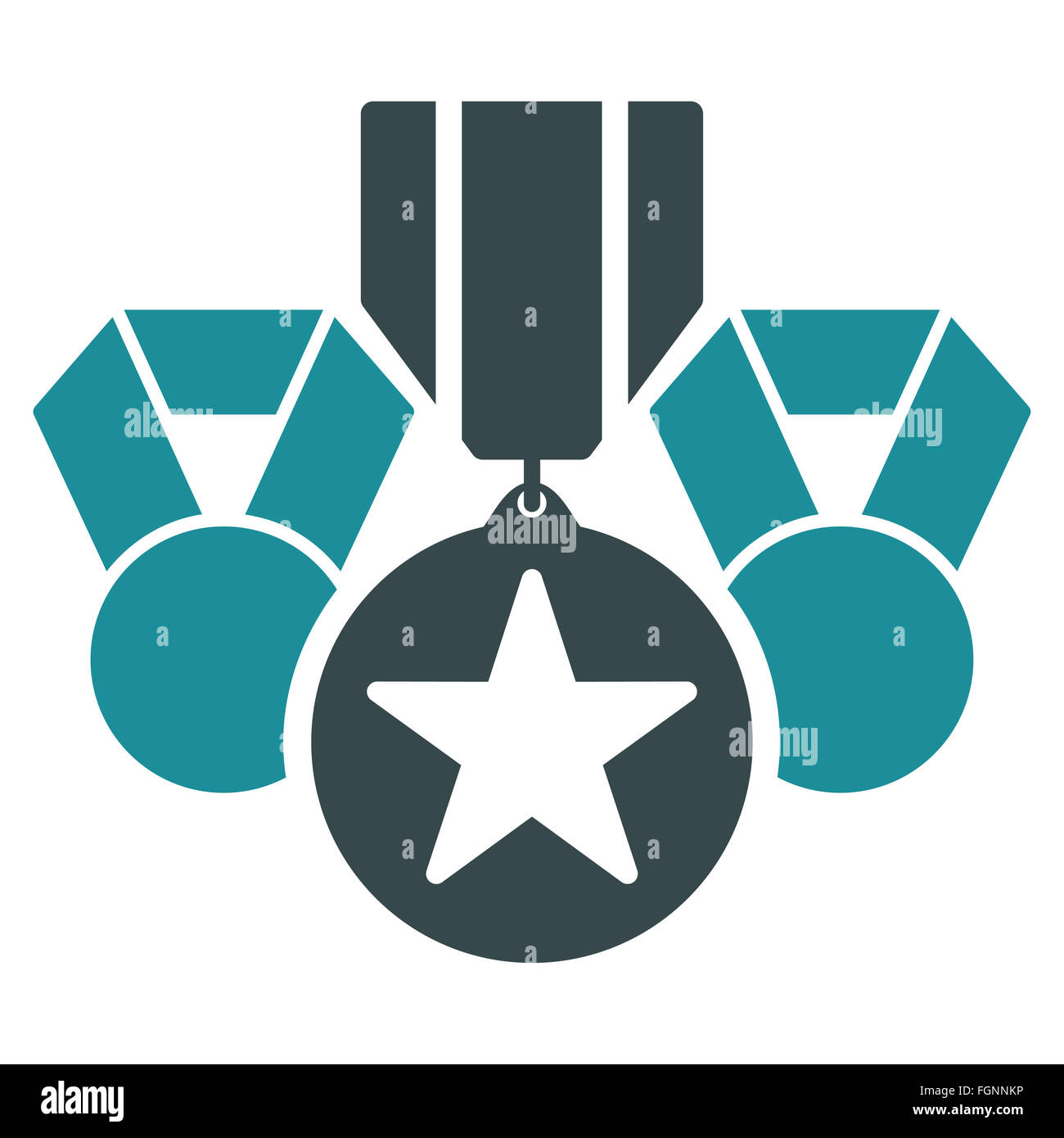 Awards icon from Competition amp; Success Bicolor Icon Set Stock Photo ...