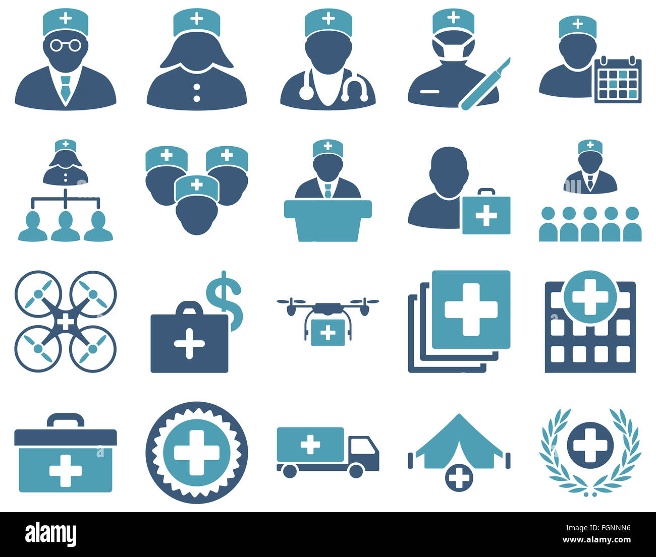Medical icon set Stock Photo - Alamy