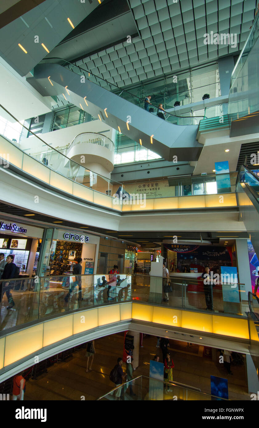 Hong Kong China Victoria Peak shopping mall called The Peak Hong Kong