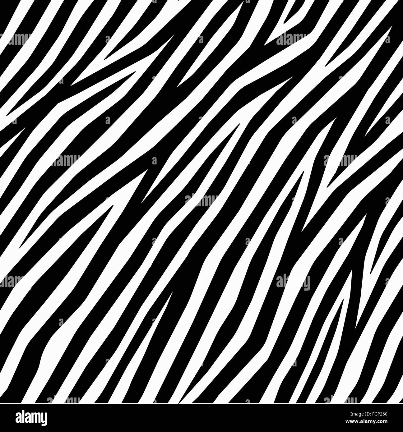 Black And White Zebra Print