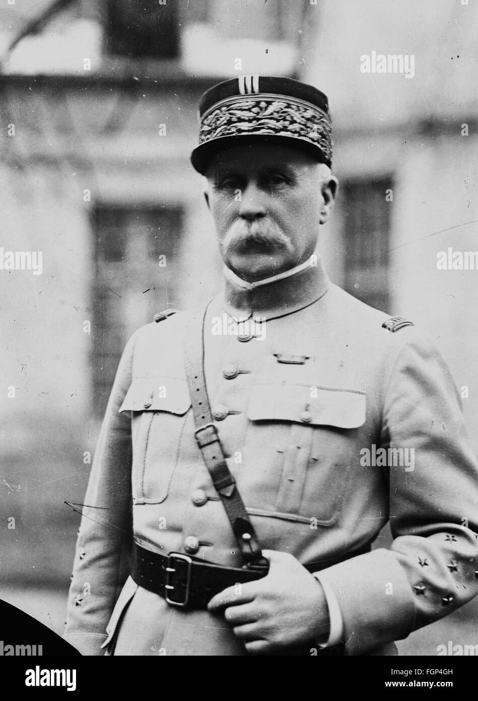 Battle of Verdun 1916 - Portrait of Marshal Petain Stock Photo