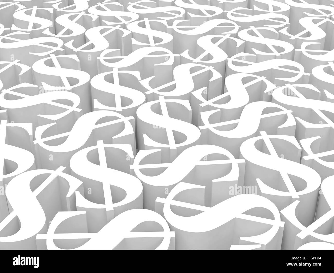 High Resolution Image 3d Rendered Illustration Huge Amount Dollar