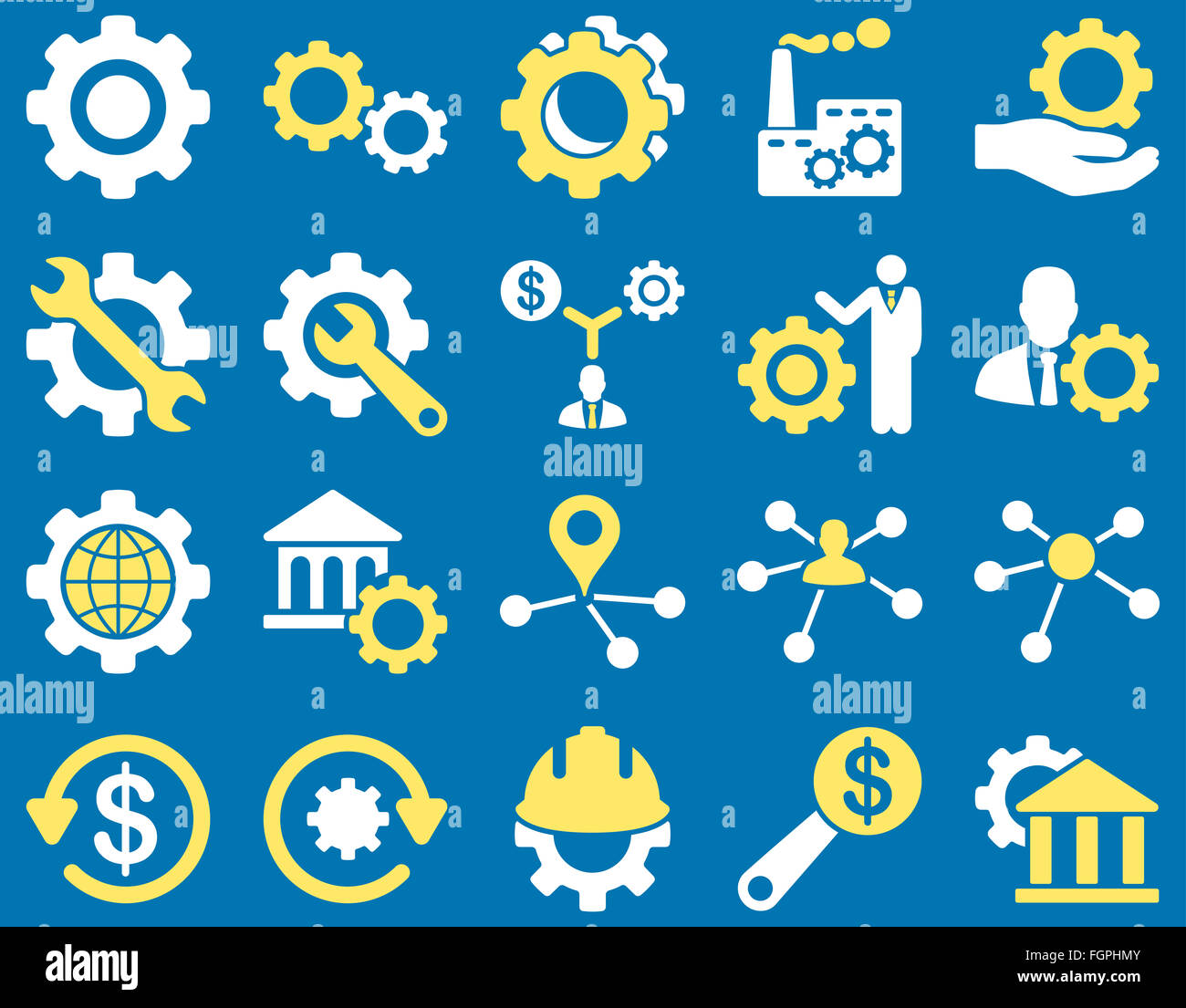 Settings and Tools Icons Stock Photo - Alamy