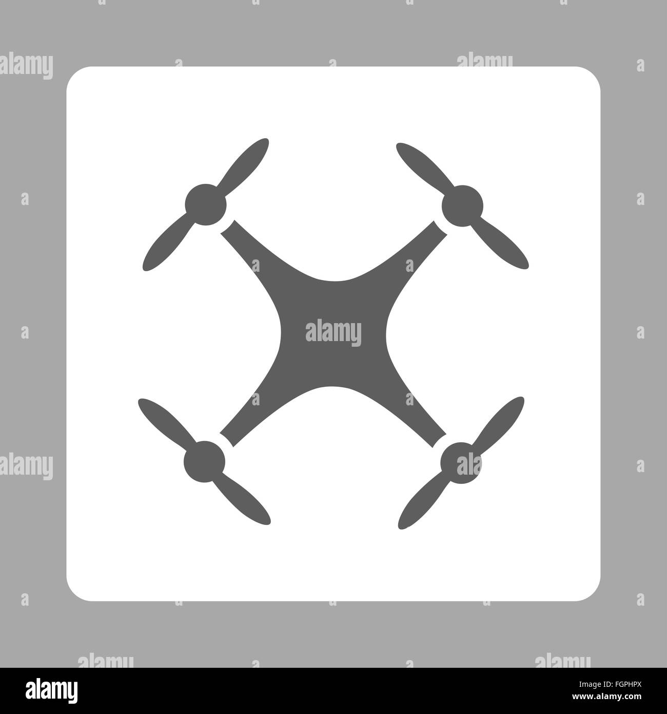 Quadcopter icon Stock Photo