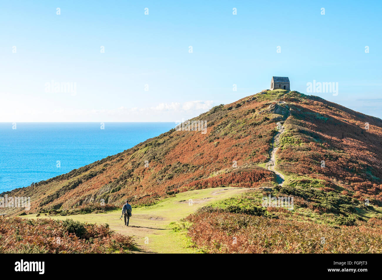 Rame head in south east Cornwall, England, UK Stock Photo Alamy