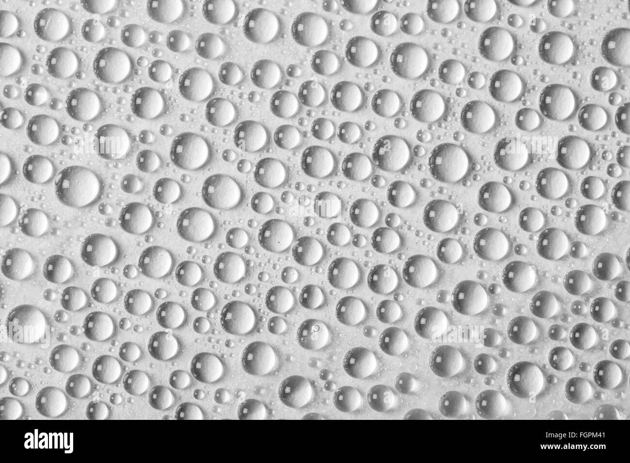 water drops an white background Stock Photo