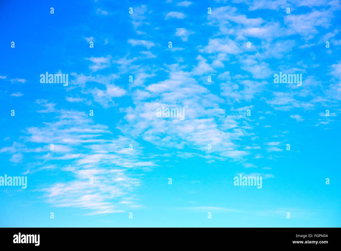 in the blue sky white soft clouds and abstract background Stock Photo ...