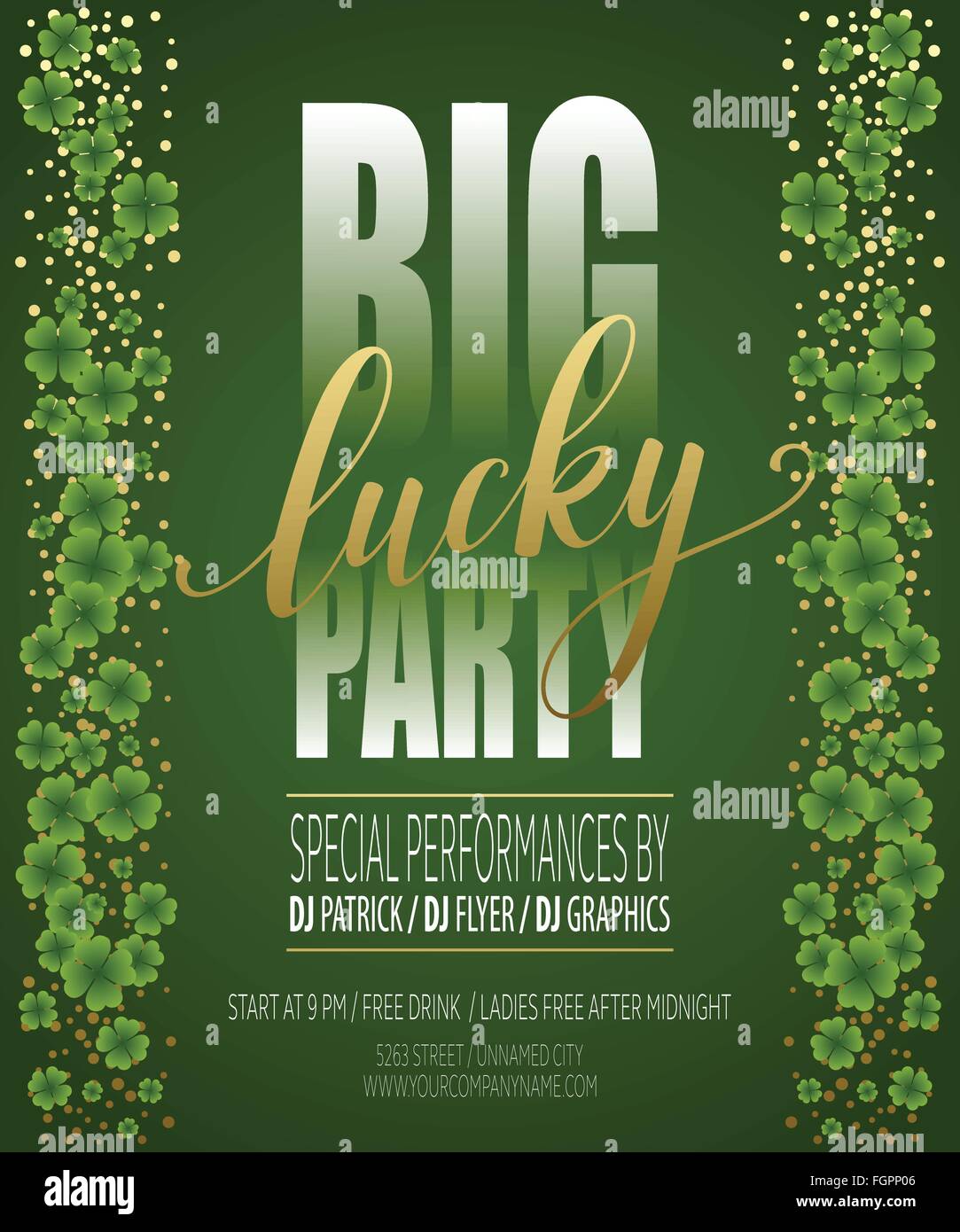 st pattys day vector art