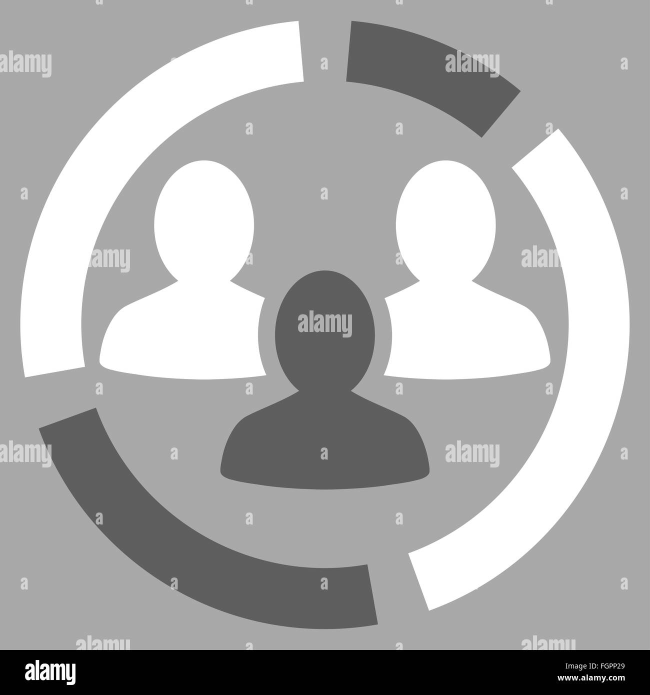 Demography diagram icon from Business Bicolor Set Stock Photo - Alamy