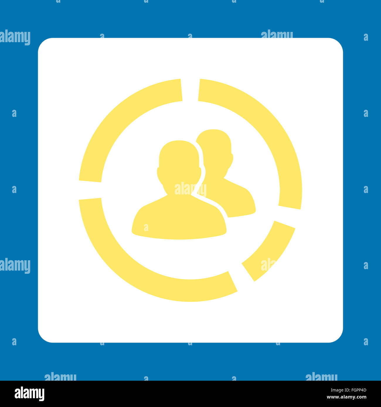 Demography Diagram Icon Stock Photo - Alamy