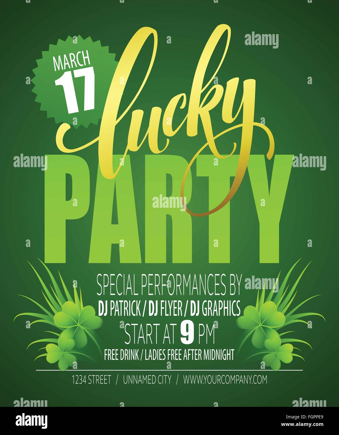 st pattys day vector art