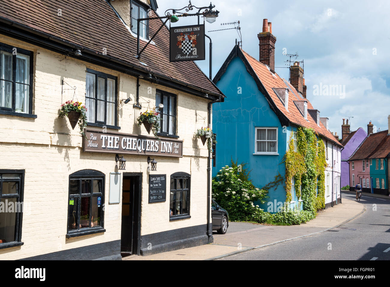 Bridge Street, Bungay, Suffolk Stock Photo Alamy