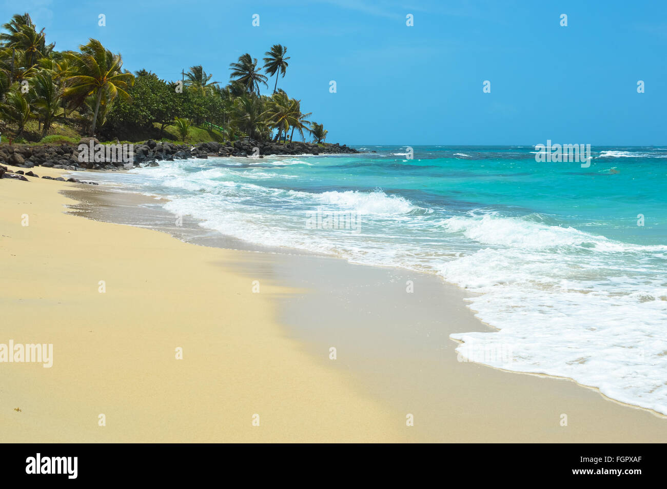 Beautiful tropical beach on Great Corn Island in the Caribbean Sea, Nicaragua Stock Photo Alamy