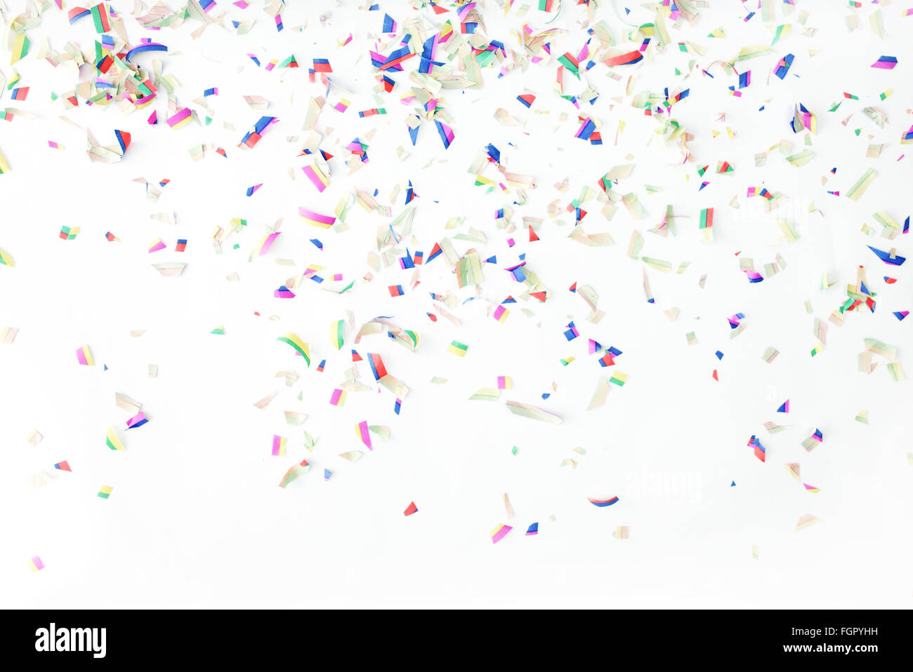 Confetti white background hires stock photography and images Alamy