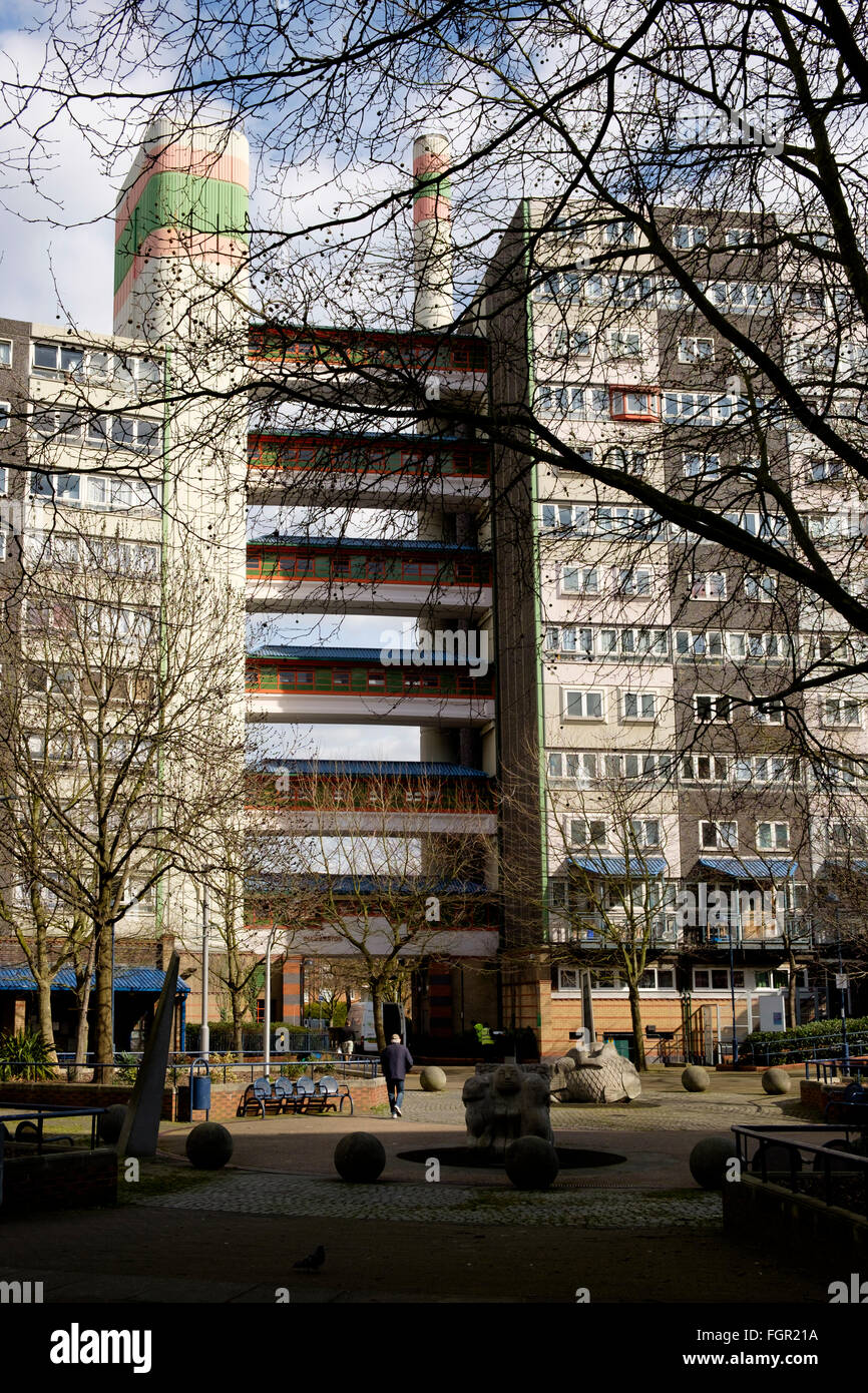 27 March 2015 - London: Doddington and Rollo  Estate, Battersea Stock Photo