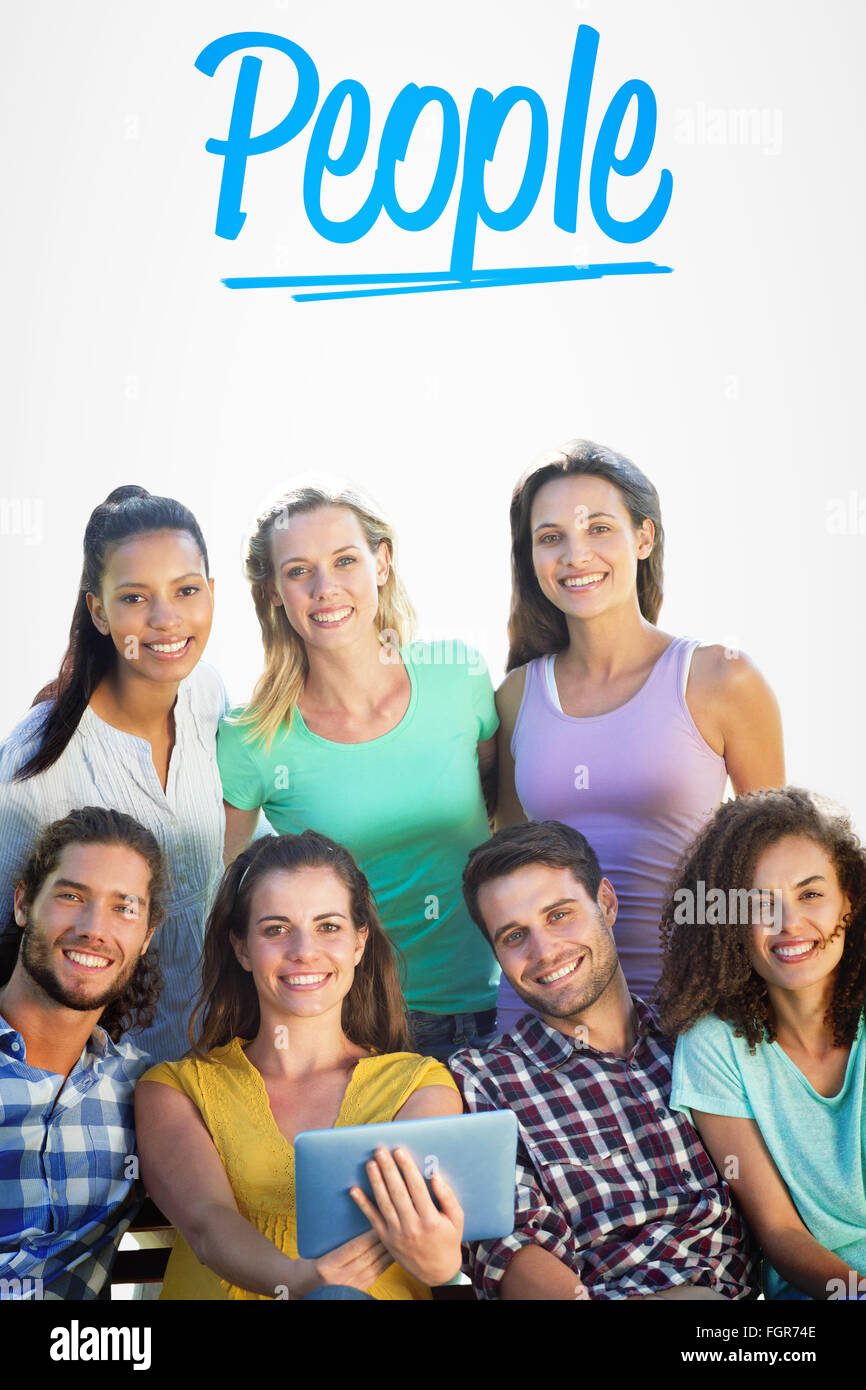 People against white background with vignette Stock Photo - Alamy