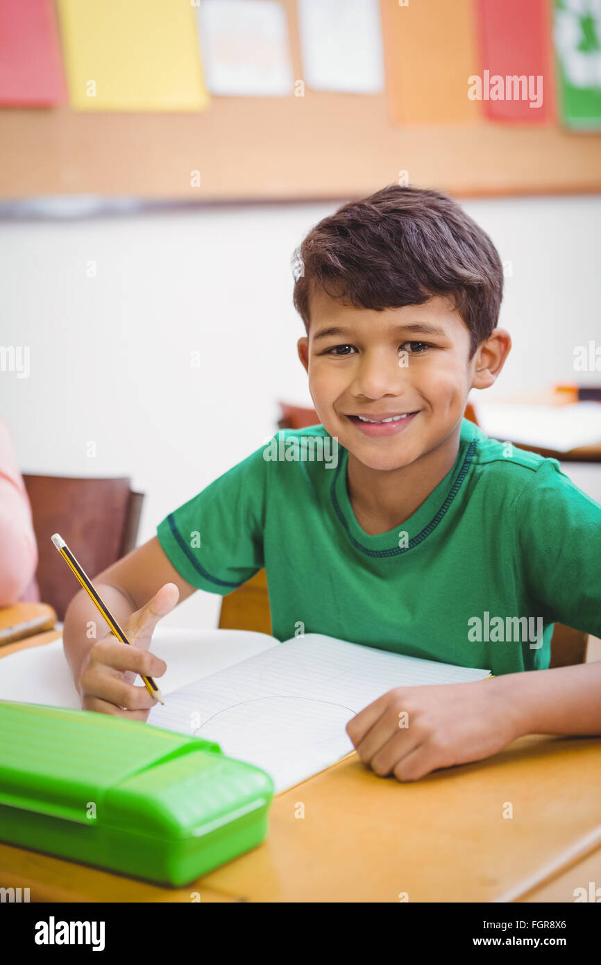 Smiling student looking at camera Stock Photo - Alamy