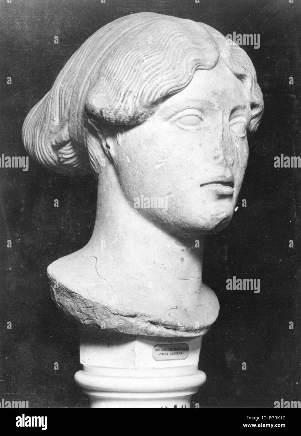Bust of a female deity, 2nd century Stock Photo