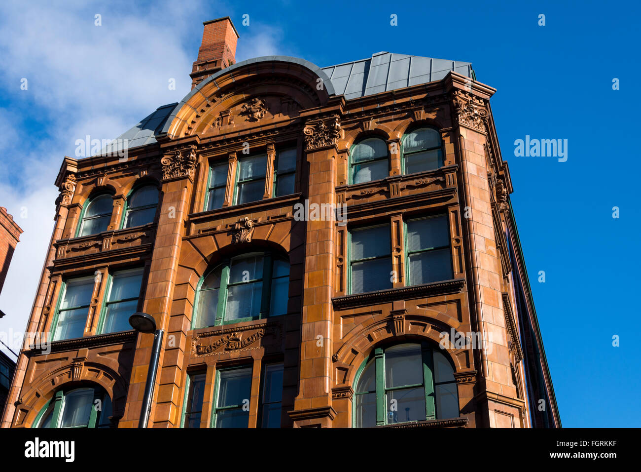 Langley Buildings, a former warehouse and newspaper printing office. 1908 for J.D.Williams & Co., Dale Street, Manchester, UK Stock Photo